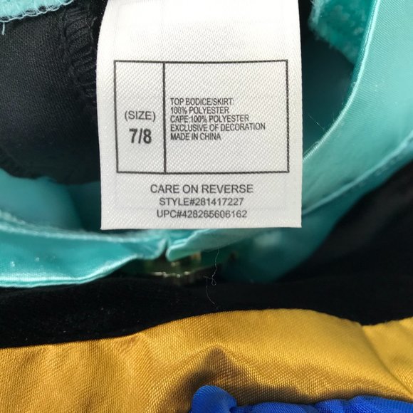 Halloween Costume Girl's Kid / Youth FROZEN Princess Anna Blue Full Tulle Skirt. - Picture 6 of 16